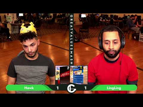 Super Smash Bros Ultimate: Hawk (Wolf) V LingLing (Peach) - Synthesis 60