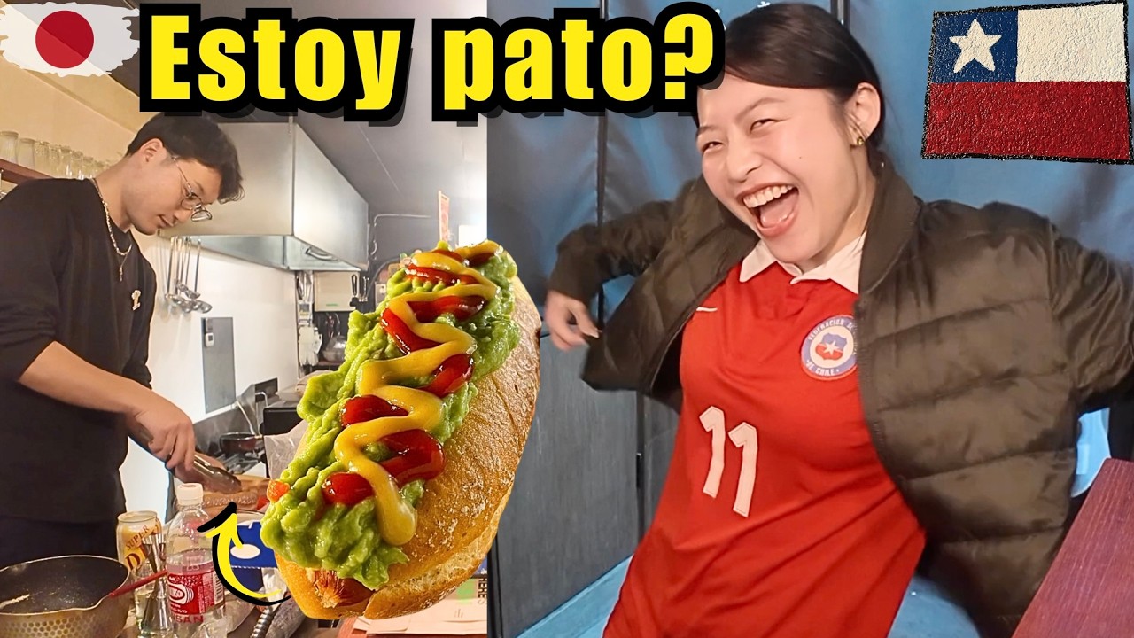 Japonesa aprende modismos chilenos 😂🇨🇱 | Ella me ayudó a hacer una COMPLETADA en Osaka