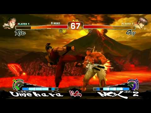 [SSF4] Daigo Umehara (Ryu) vs Nox2 (Guy)  K.O Event