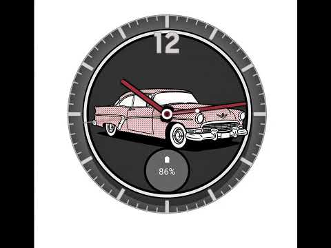 Retro Car - Watch Face