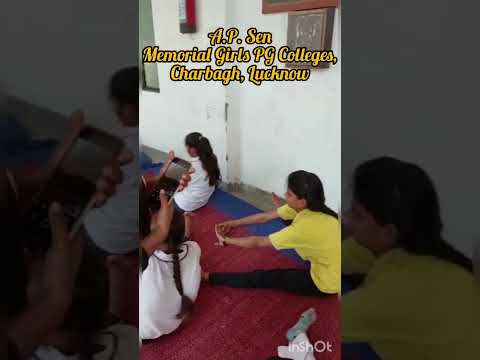 yoga day #college #apsen #canteen #lucknow #beauty #greenery #yoga #teacher #studentsmotivation