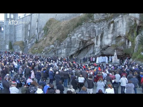 Chapelet du 11 février 2023 à Lourdes