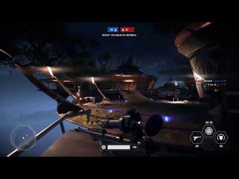 "Look at that view" Star Wars Battlefront 2 Blast on Kashyyyk