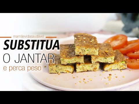 Jantar saudável — omelete de legumes rápida e leve