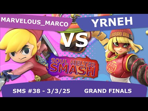 Soul Melter Smash #38 GRAND FINALS - CS3 | Marvelous_Marco (Toon Link) VS Smu5h | Yrneh (Min Min)