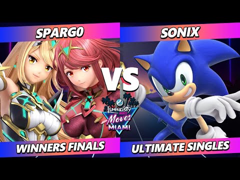 LMM Miami 2023 Winners Finals - Spargo (Pyra Mythra) Vs. Sonix (Sonic) Smash Ultimate - SSBU