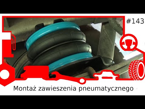 143 Montaż wspomagającego zawieszenia pneumatycznego. Air suspensions
