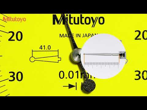 MITUTOYO Dial Test Indicator - Enhanced of Durability,Sensitivity,Readability