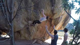 Video thumbnail of A Question of Balance, 7b. Rocklands