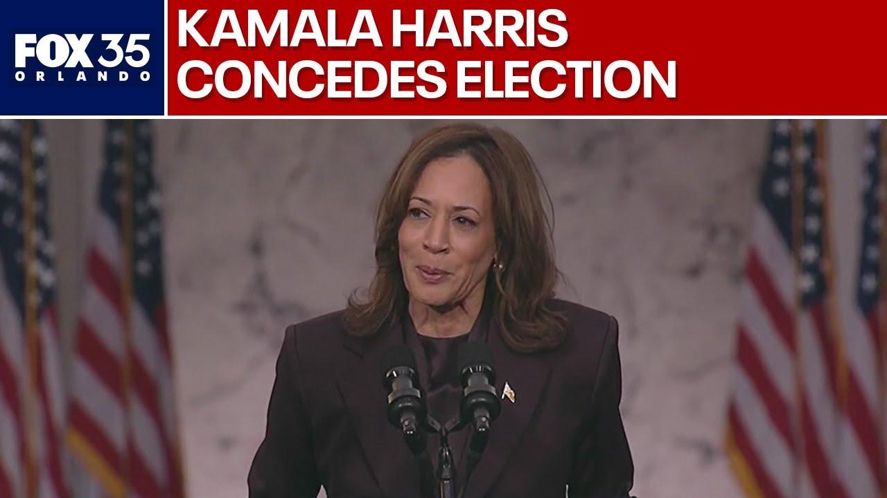 Watch: Kamala Harris concedes election | Full speech
