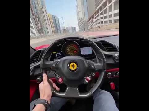 The Amazing View of Dubai In A Ferrari!!