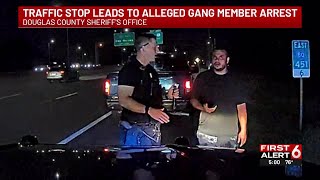 Omaha traffic stop leads to alleged gang member arrest