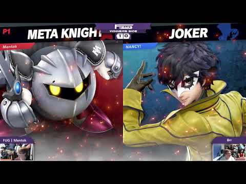 FREAKS Ultra 66 Singles Winners: Mentok (Meta Knight) vs TLOC | Brr (Joker/Inkling)