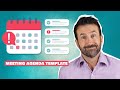 How To Write An Awesome Meeting Agenda Tutorial Template