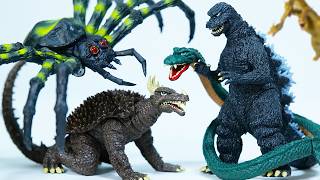 【HGゴジラ】怪獣総進撃Vol.2をレビュー!!【アンギラス・マンダ・クモンガ・84ゴジラ】キングギドラ…早くフルボッコにされに来い！ ゴロザウルス ミニラ バラゴン ラドン モスラ Vol.2
