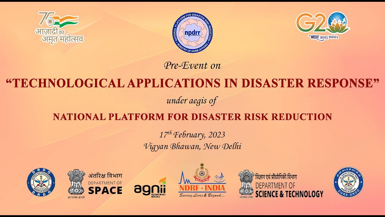 Technological Applications in Disaster Management; Session 1
