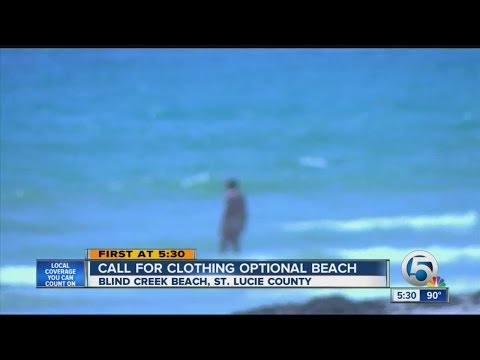 Call for clothing optional beach