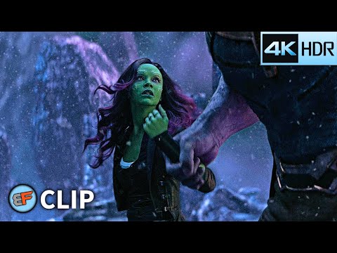 Thanos Sacrifices Gamora - Vormir Scene | Avengers Infinity War (2018) IMAX 4K HDR Movie Clip
