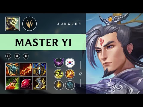 Master Yi Jungle vs Kha'Zix - KR Master Patch 25.22