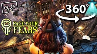 360° Face Your Fears VR | Fear of Heights / Falling | UFO Alien Robot | Oculus