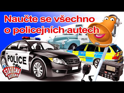 Naučte se všechno o policejních autech | Animované pro Děti