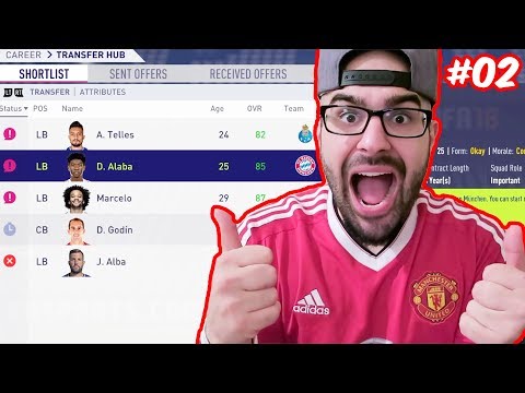 OMG WE SIGNED A SUPERSTAR! *$50,000,000*  - FIFA 18 Career Mode Manchester United #02