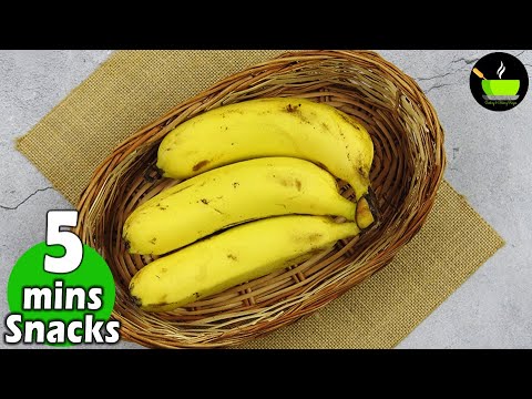 5 Minute Easy Snacks Recipe | Evening Snacks | Lockdown Recipes | Banana Recipes | Instant Snacks