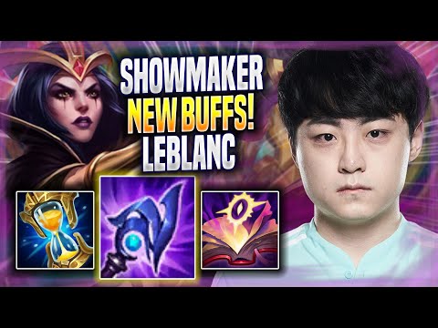 SHOWMAKER TRIES LEBLANC WITH NEW BUFFS! - DK ShowMaker Plays Leblanc MID vs Lissandra! | Season 2022