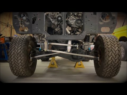 Swing set steering on a long travel TTB Ford Bronco II