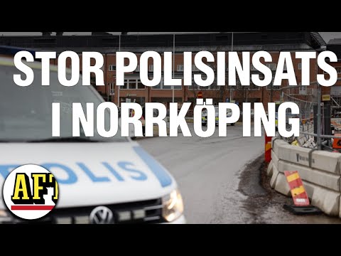 Väpnad fritagning – stor polisinsats i Norrköping