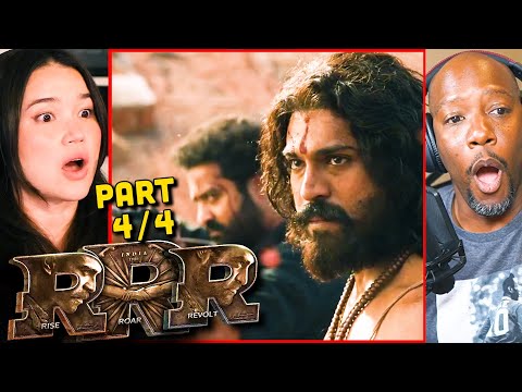 RRR Movie Reaction Part 4 & Review | SS Rajamouli | Ram Charan | NTR Jr. | Ajay Devgn | Alia Bhatt