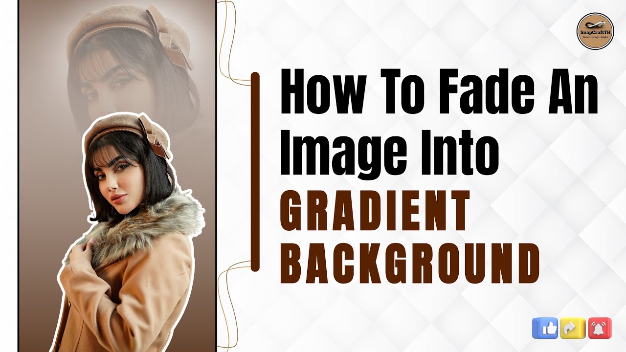 Fade Image Into Gradient Background | Easy & Professional Trick