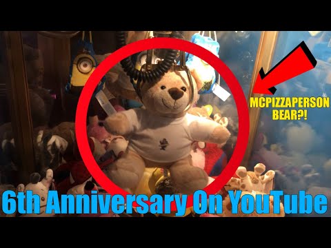 MCPIZZAPERSON BEAR IN A CLAW MACHINE! | 6 Year Anniversary