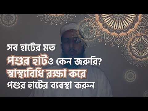 সব হাটের মত পশুর হাটও কেন জরুরী? স্বাস্থ্যবিধি রক্ষা করে পশুর হাটের ব্যবস্থা করুন