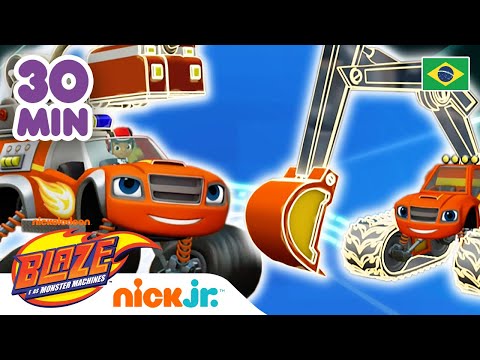 ⭕️ As melhores transformações de Blaze — 30 MINUTOS ⭕️ | Blaze and the Monster Machines