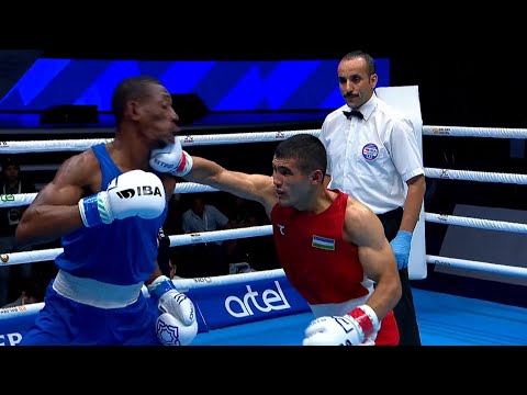 R16 (63.5KG) ABDULLAEV RUSLAN (UZB) vs COLIN LOUIS RICHARNO (MRI) | IBA World Championships 2023