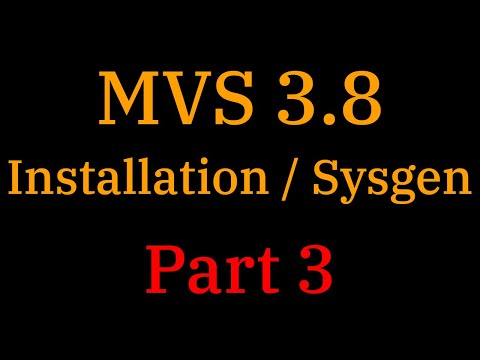 [009] MVS 3.8: Installation/Sysgen Pt. 3 - Building the Distribution Libraries