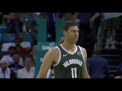 Brook Lopez Highlights vs Hornets RS19G1 - 14 Pts (17.10.18)