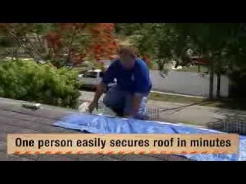 UTARPit Self-Adhesive Roofing Tarp for Pros - The Home Depot