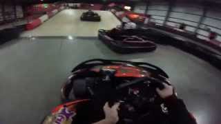 preview picture of video 'Go Karting at The Zone Navan GoPro 17/1/15'