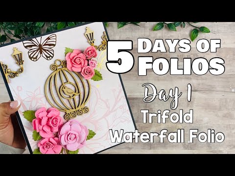 5 Days of Folios Series | Day 1: Trifold Waterfall Folio