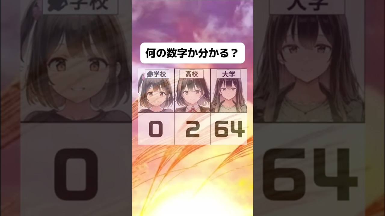 何の数字なんだろう#shorts #おすすめ