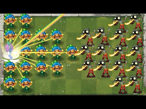 Pvz 2 Challenge - All Plants Level 100 Vs 99 Firebreather Zombie - Who'is Best ?