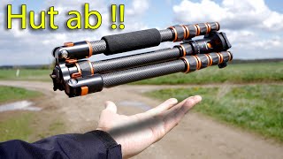 Neues Mini Carbon Stativ von K&F Concept mit nur 1KG !!!!!!