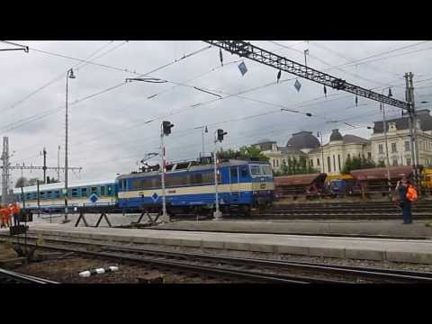 ČD 362.125 - Odjezd vlaku Ex 355 Albert Einstein - Plzeň hl.n., 20.7.2013