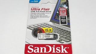 Video thumbnail for SanDisk Ultra Flair USB 3.0 Flash Drive 128GB by Louis Houng