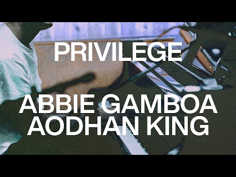 Aodhán King and Abbie Gamboa