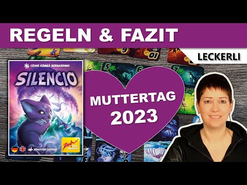 Silencio Regeln zum Muttertag Kooperatives Kartenspiel vom Zoch Verlag Review Regeln Fazit