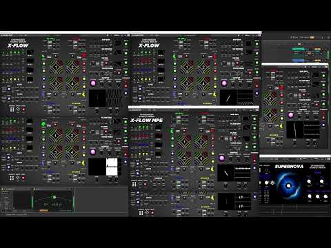 X-FLOW FM SYNTH DEMO SONG #synth #reaktor
