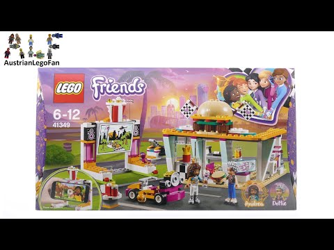 Vidéo LEGO Friends 41349 : Le snack du karting